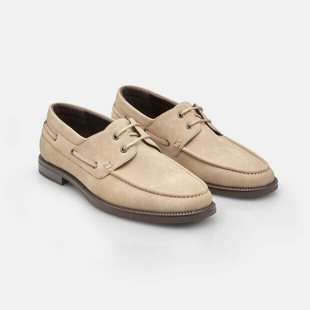Mocassino modello barca da uomo Bata, Beige