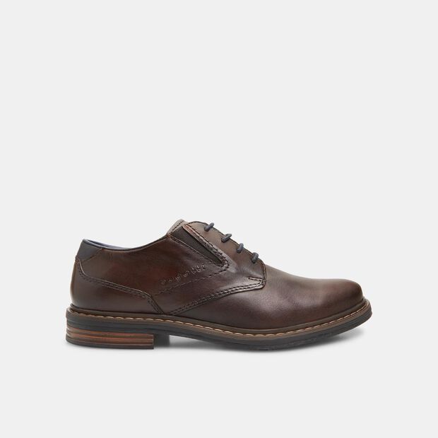 Stringata in Pelle da uomo Bugatti , Marrone