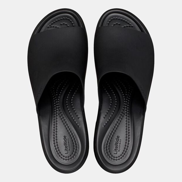 Ciabatte da donna Crocs Brooklyn Slide Heel, Nero