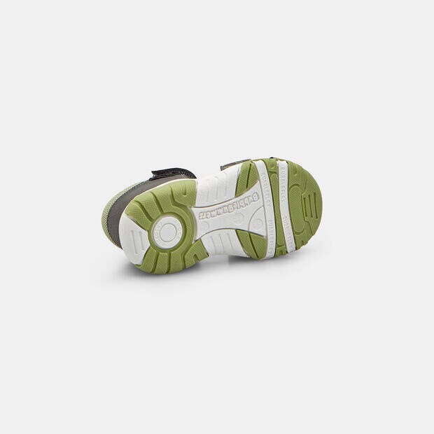 Sandali da bambino Bubblegummers con strap, Verde