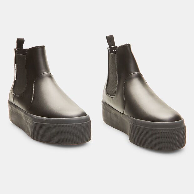 Stivaletti beatles superga con suola platform, 