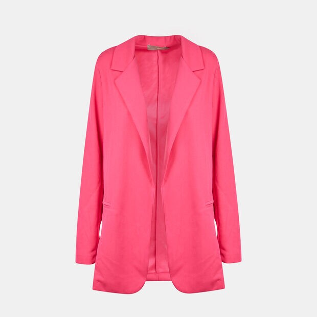 Blazer da donna con collo a rever, Fucsia