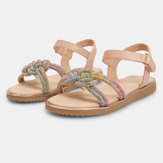 Sandali da bambina con brillantini , 