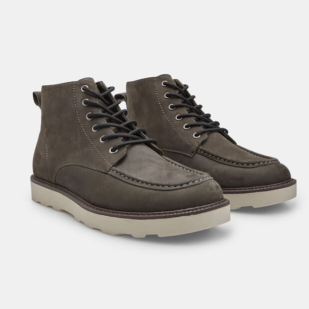 Scarponcino stringato mid in pelle da uomo Weinbrenner, Verde
