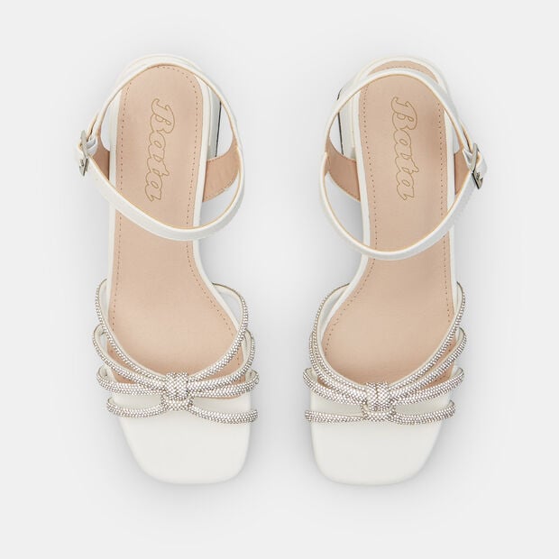 Sandali da Donna con tacco BATA, Bianco