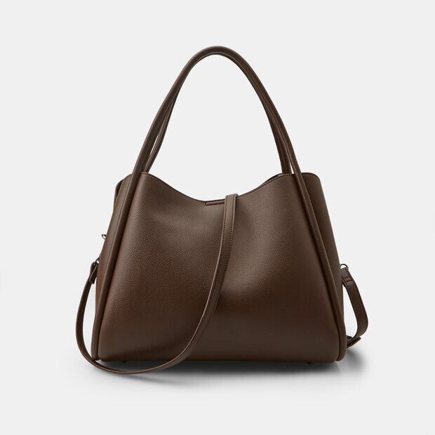Borsa Shopper da donna Bata, Marrone