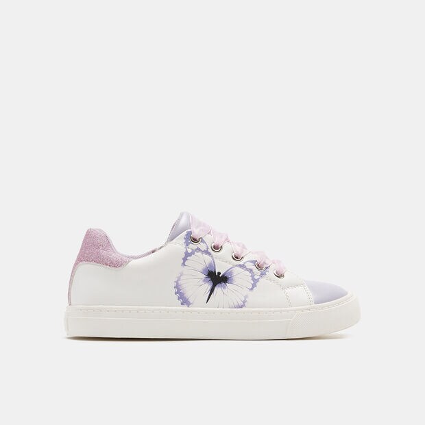 Sneaker con farfalla, Viola