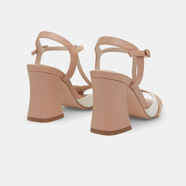 Sandalo da donna con tacco 7,5 cm BATA, Beige