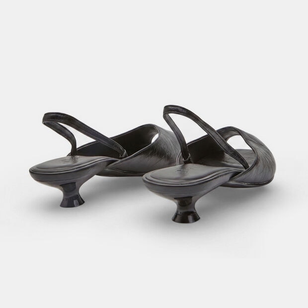 Sandali da donna con tacco Bata, Nero