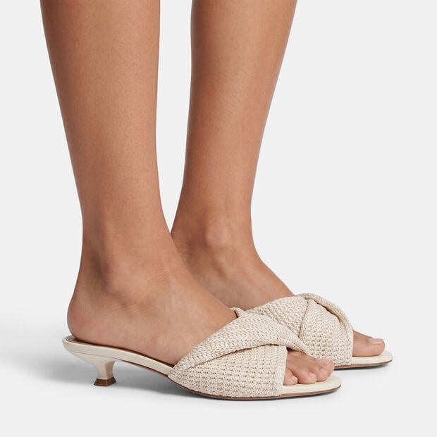 Sandalo da donna Bata con tacco e fascia incrociata, 