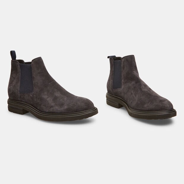 Stivaletti chelsea da uomo in suede, Blu
