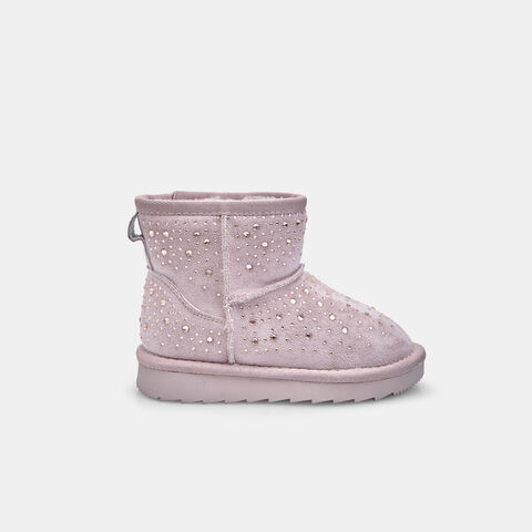 Stivaletto da bambina con applicazioni Bata, Rosa