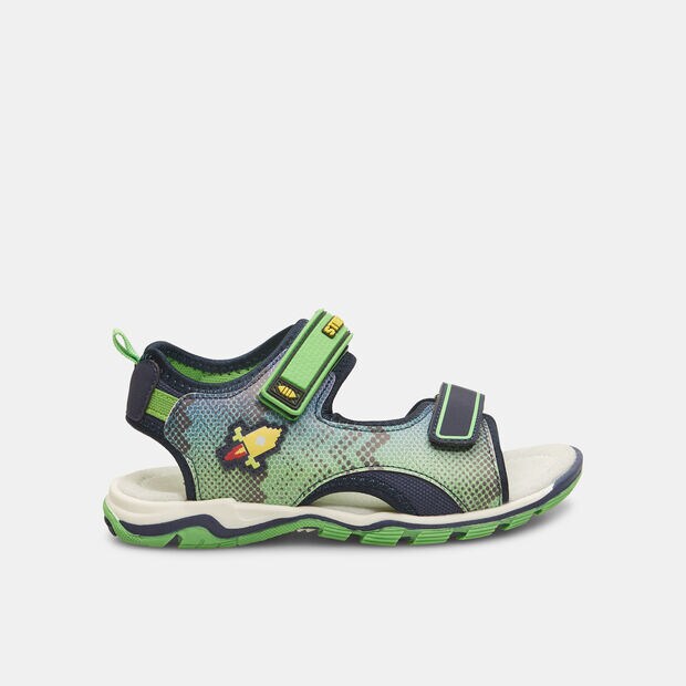 Sandali da bambino con strappi , Verde