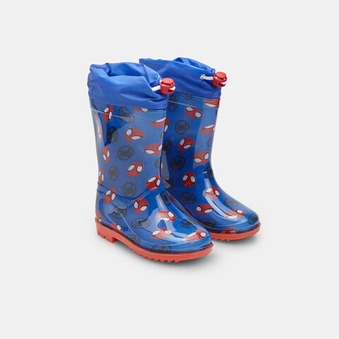 Stivaletto da pioggia da bambino Spiderman, Blu