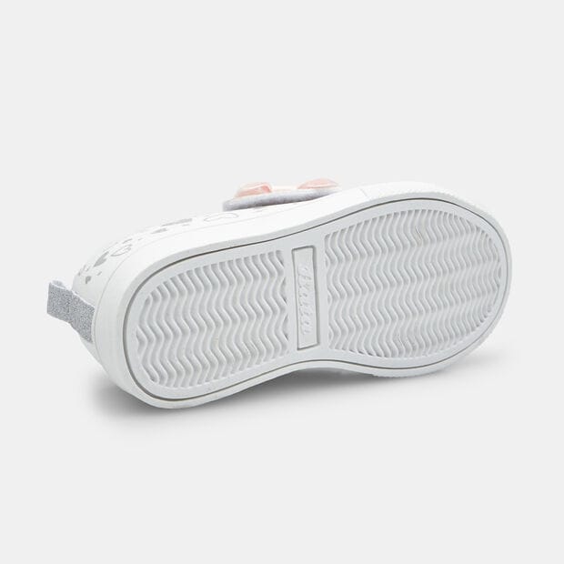 Sneaker da bambina Bubblegummers con strap, Bianco