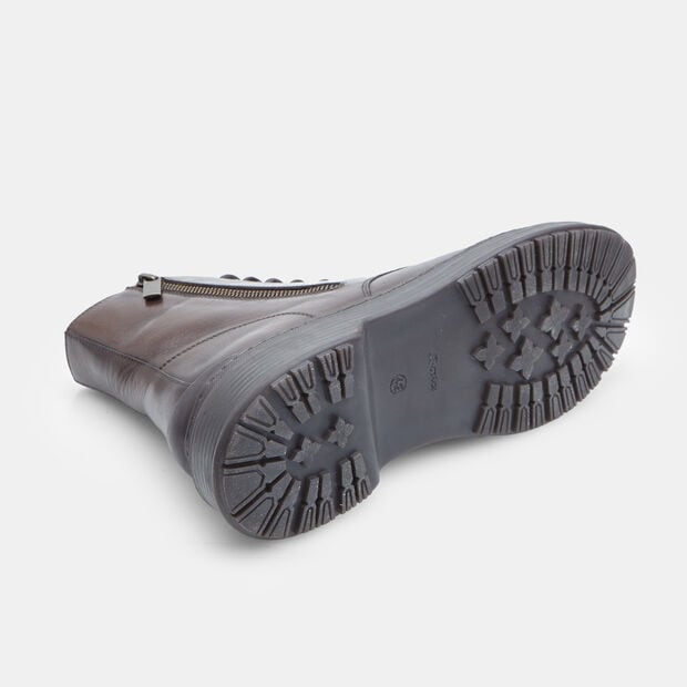 Stivaletto stringato in pelle da uomo Bata , Marrone