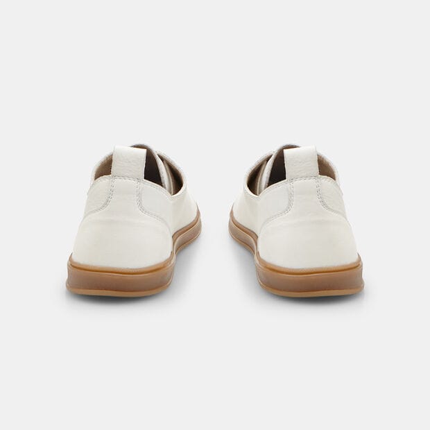 Sneaker Barefoot da uomo in pelle Bata, Bianco