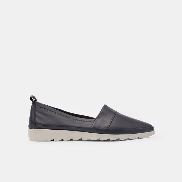 Mocassino da donna in pelle, 