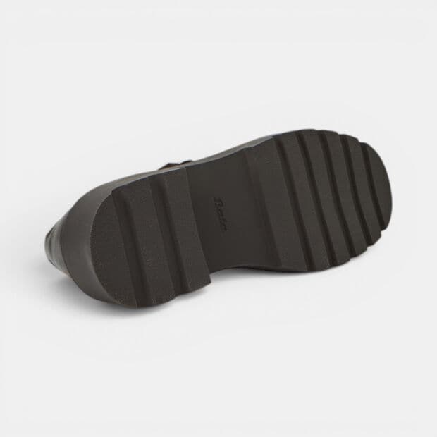 Monk da donna con suola track Bata, Nero