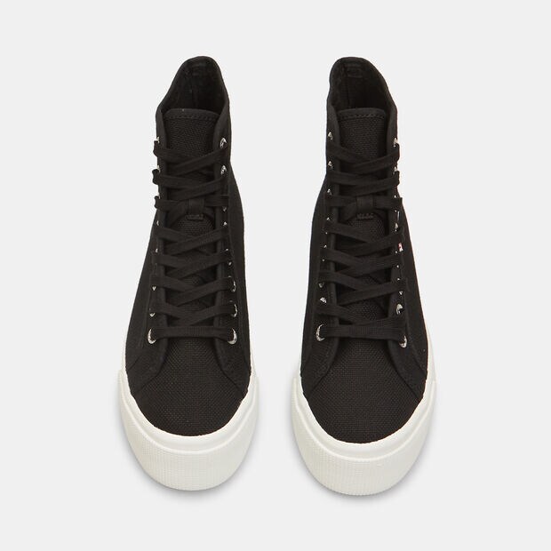 Sneaker alte da donna Superga 2705, Nero