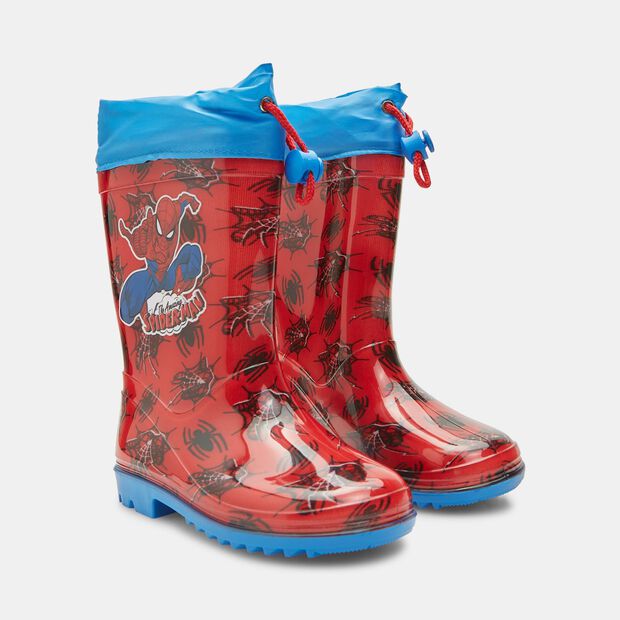Stivale da pioggia da bambino Spiderman, Rossa