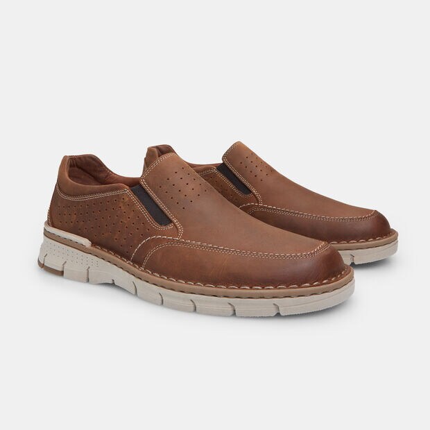 Slip-on in Nabuk da Uomo BATA, Tan