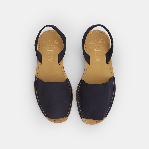 Menorquinas da donna in pelle, 