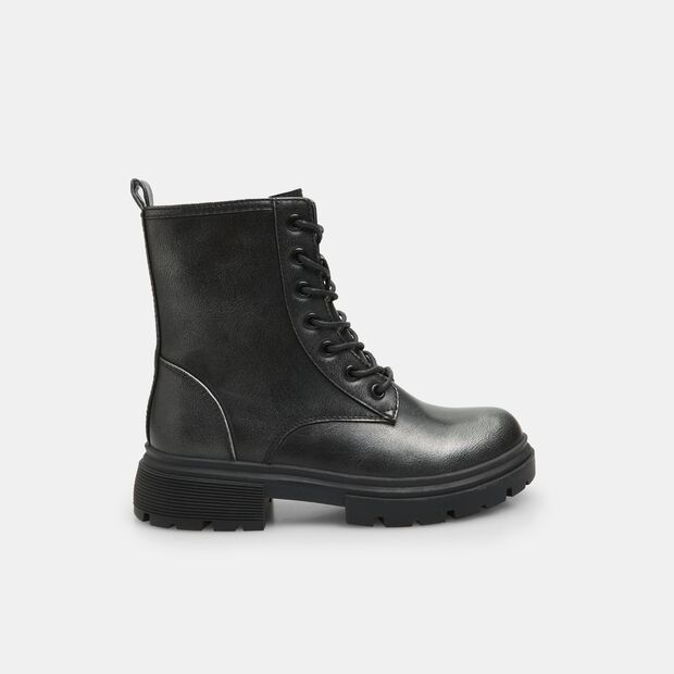 Ankle boot lurex da bambina, Argento