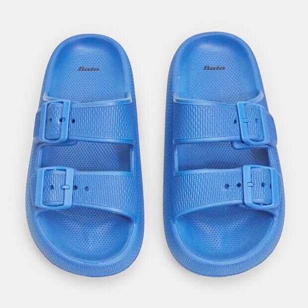 Ciabatte flatform da uomo con cinturini , 