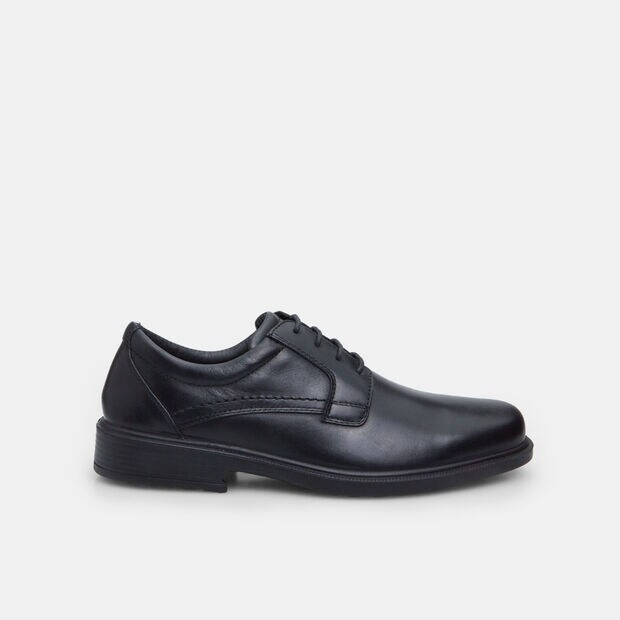 Stringate Derby in Pelle da Uomo BATA , Nero
