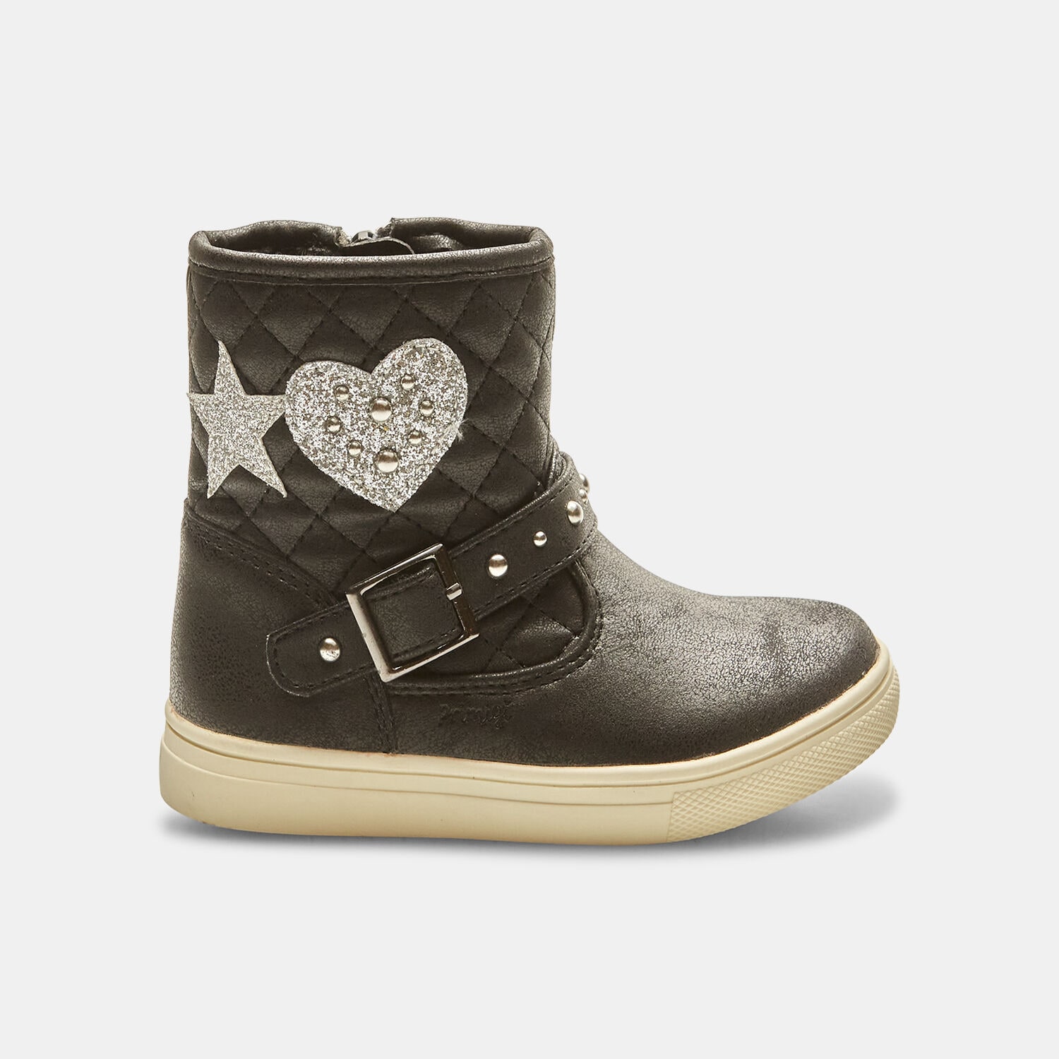 Mickey Mouse Sneakers primi passi beige da bambina con stampa Minnie