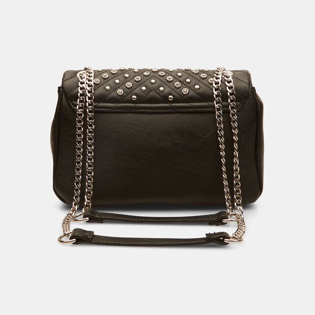 Borsa a tracolla da donna con catena e borchie , 