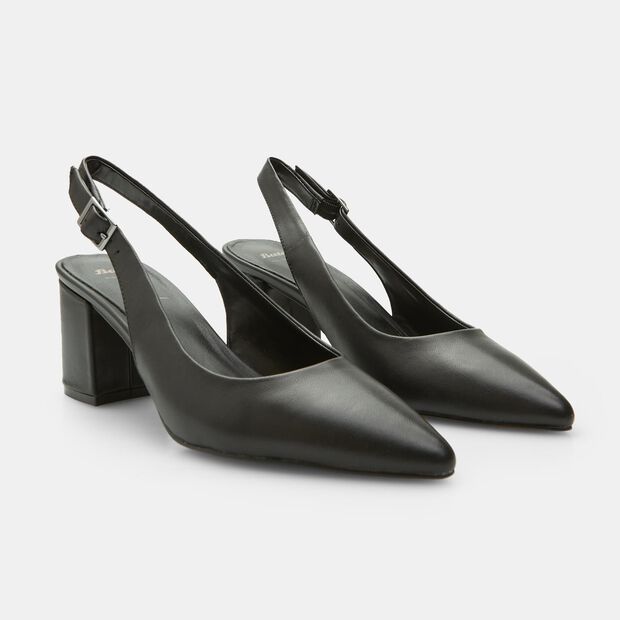 D&eacute;collet&eacute; Slingback da donna in pelle BATA, 