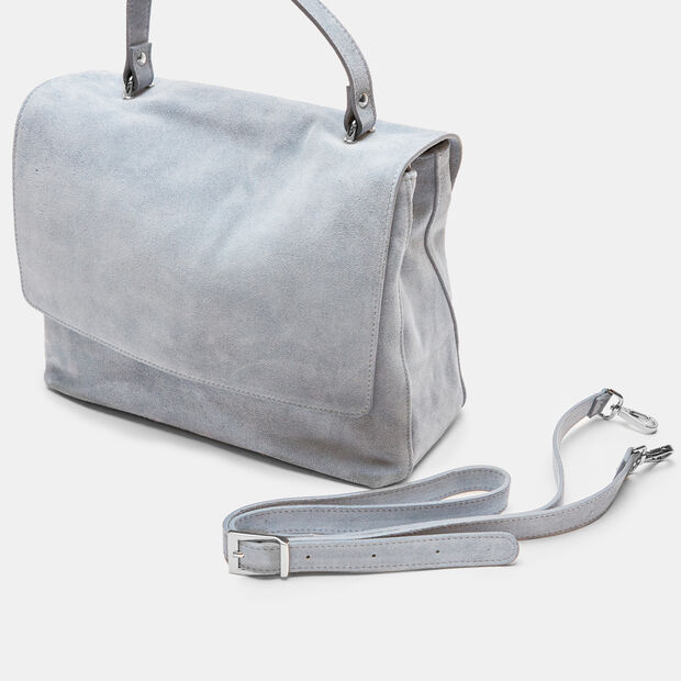 Borsa a mano in suede, 