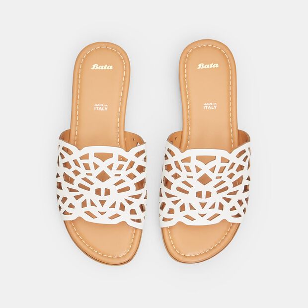 Ciabatte da donna, Bianco