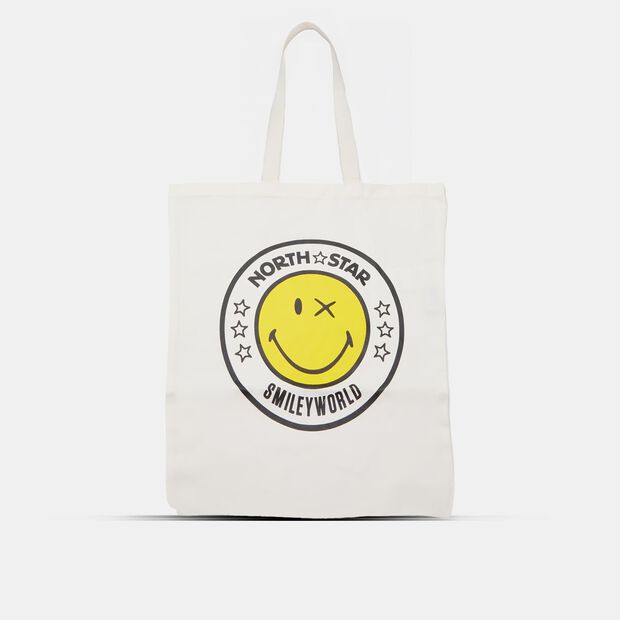 Borsa NORTH STAR X SMILEYWORLD&reg;, Bianco