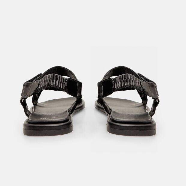 Sandalo da donna con strap, Nero