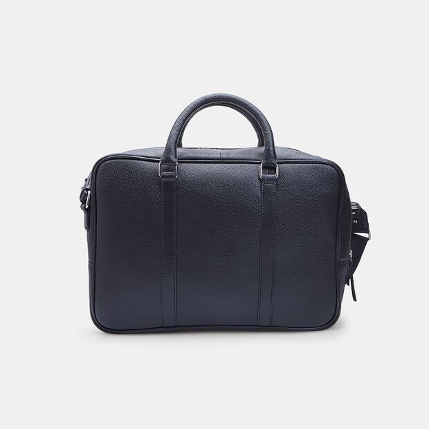 Working bag da uomo in pelle, Nero