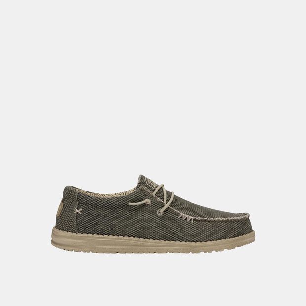 Scarpe Hey Dude da uomo Wally Braided, Khaki