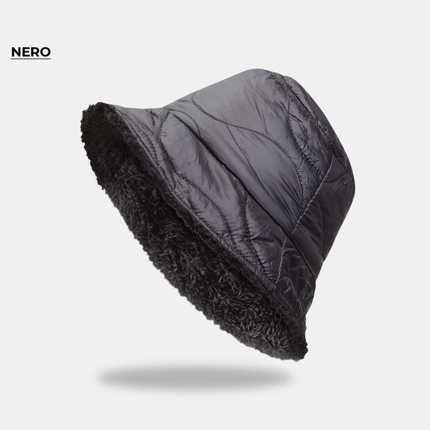 Cappello reversibile in teddy, Multicolor