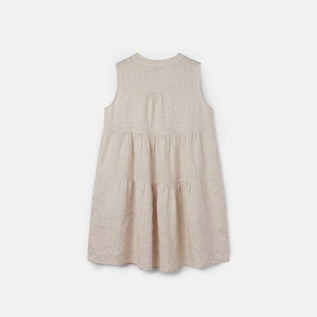 Abito in lino da donna Origini, Beige