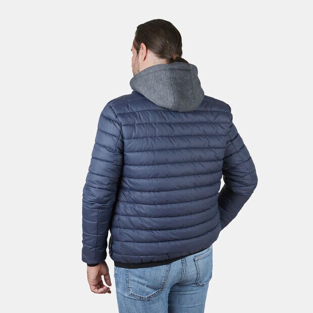 Giacca imbottita da uomo, Blu