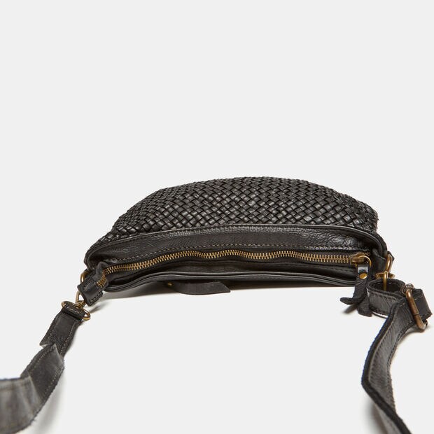 Pochette in pelle intrecciata, 