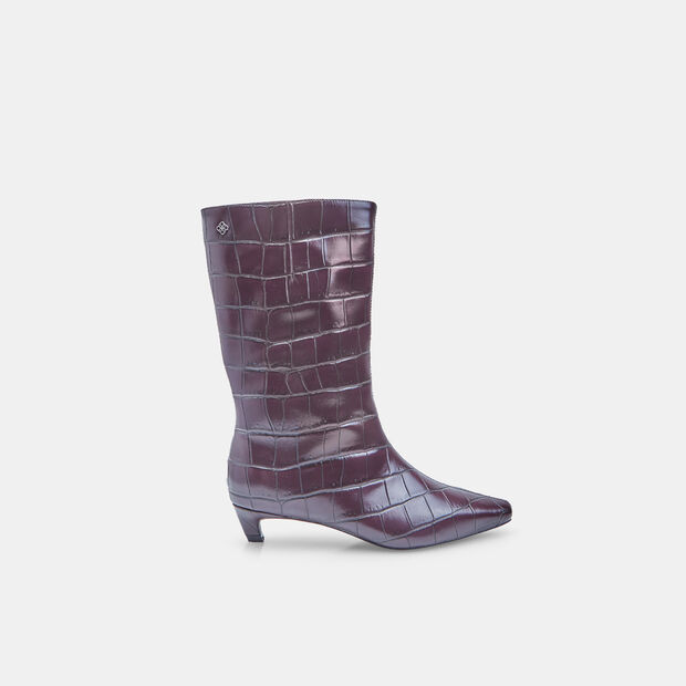 Stivaletti da donna con tacco Bata Red Label, Rossa