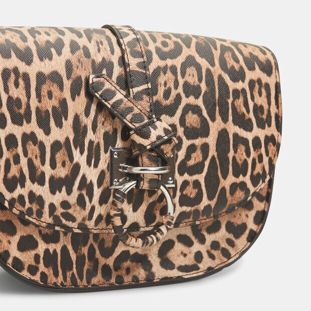 Borsa a tracolla da donna con stampa animalier , Animalier