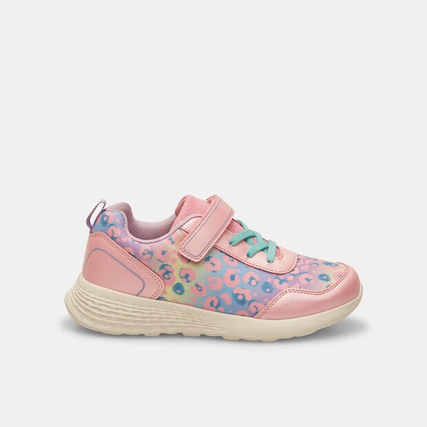 Sneaker da bambina con strappo , Rosa