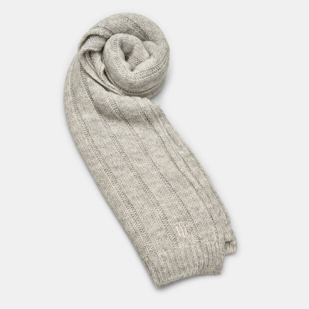 Set sciarpa e berretto tommy hilfiger, Grigio