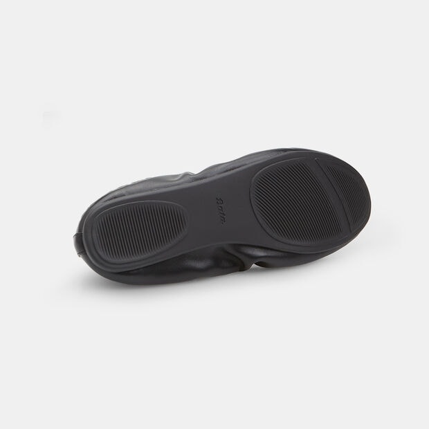 Ballerina flat elasticizzata da donna , Nero