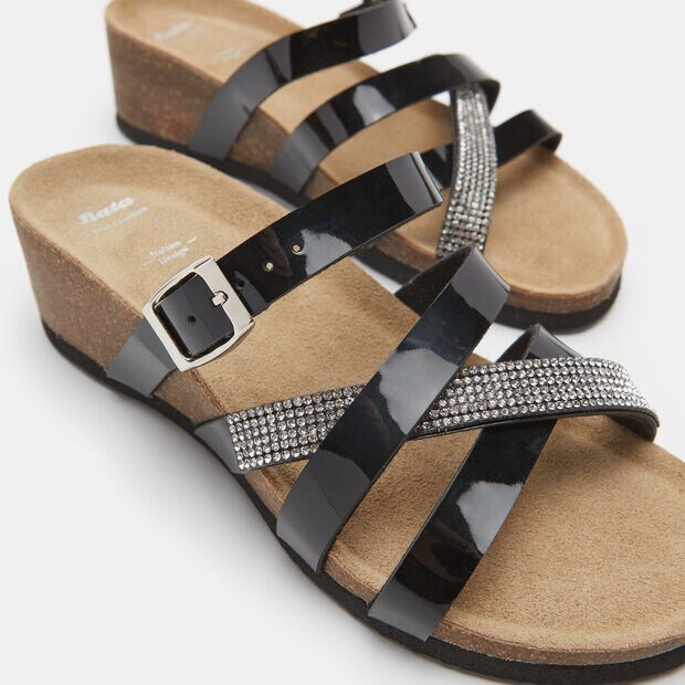 Sandali con design incrociato, 