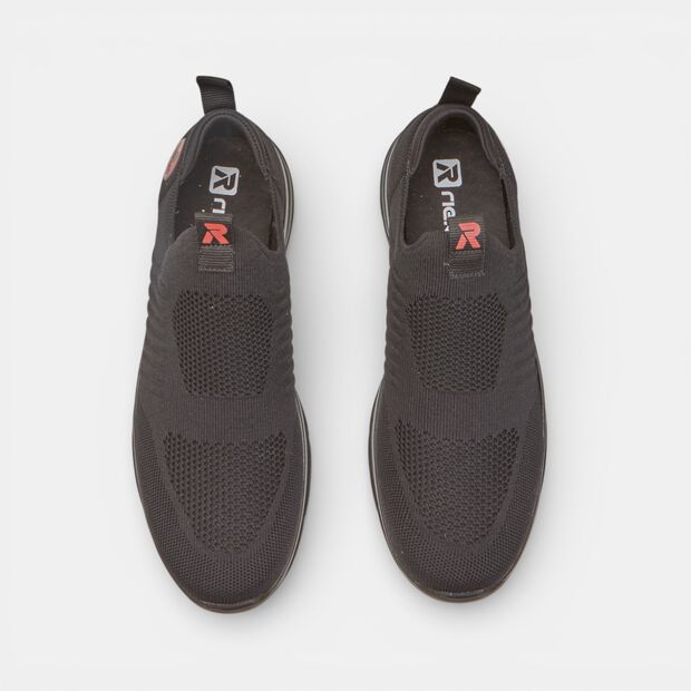 Slip on da uomo Rieker, Nero